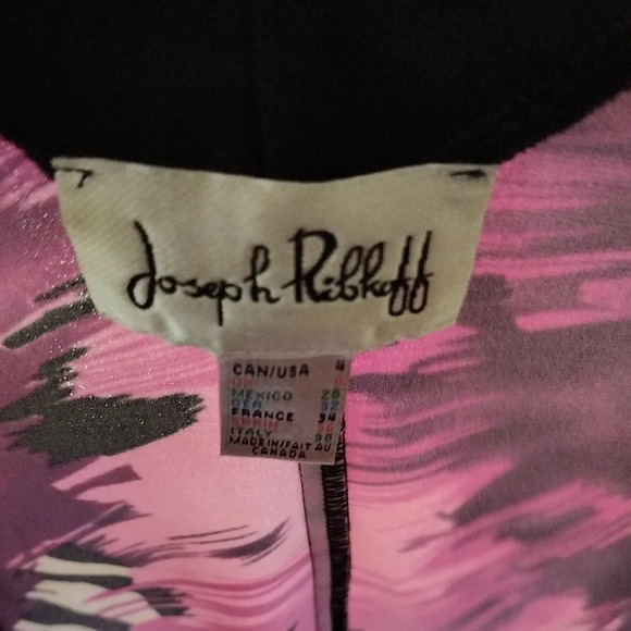 Joseph Ribkoff - Vintage - Top - Pink And Black - Picture 3 of 4